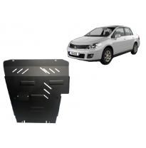 Cubre carter de Acero para Nissan Tiida Año: 2007 - 2011 Grosor: &quot;2&quot;mm 1.6