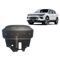Cubre carter de Acero para SsangYong Korando Año: 2019 - 2025 Grosor: "2"mm Todas las motorizaciones