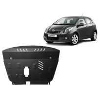 Cubre carter de Acero para Toyota Yaris - gasolina Año: 2005 - 2011 Grosor: &quot;2&quot;mm Gasolina