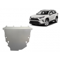 Cubre carter de Aluminio para Toyota RAV4 Año: 2018 - 2025 Grosor: &quot;4&quot;mm Todas las motorizaciones