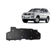Cubre carter de Acero para el depósito de combustible del Toyota Land Cruiser J120 (modelo de 5 puertas) Año: 2002 - 2009 Grosor