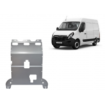 Cubre carter de Aluminio para Opel Movano C Año: 2022 - 2025 Grosor: &quot;4&quot;mm Todas las motorizaciones