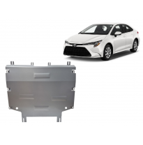 Cubre carter de Aluminio para Toyota Corolla Año: 2019 - 2025 Grosor: &quot;3&quot;mm Todas las motorizaciones