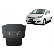 Cubre carter de Acero para Mitsubishi Colt Año: 2002 - 2013 Grosor: &quot;2&quot;mm 1.3, 1.6