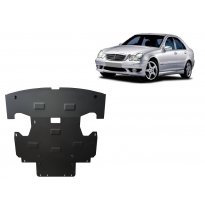 Cubre carter de Acero para Mercedes Clase C W203 Año: 2000 - 2007 Grosor: &quot;2&quot;mm 2.0, gasolina manual y automático