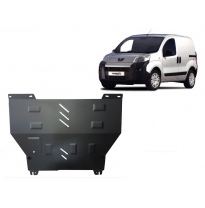 Cubre carter de Acero para Peugeot Bipper Año: 2007 - 2021 Grosor: &quot;2&quot;mm 1.4Tdi