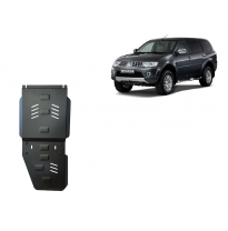 Protector de Acero para caja de cambios del Mitsubishi Pajero Sport 2 Año: 2008 - 2016 Grosor: &quot;3&quot;mm Todas las motorizaciones KH