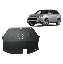 Cubre carter de Acero para Mitsubishi Outlander Año: 2012 - 2021 Grosor: &quot;2,5&quot;mm Todas las motorizaciones