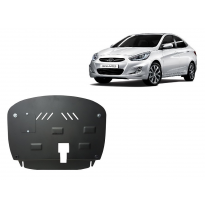 Cubre carter de Acero para Hyundai Solaris Año: 2010 - 2018 Grosor: &quot;2&quot;mm Todas las motorizaciones