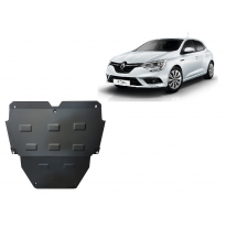 Cubre carter de Acero para Renault Megane 4 Año: 2016 - 2025 Grosor: &quot;2&quot;mm Todas las motorizaciones