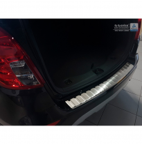 Protector Paragolpes Trasero Acero Inox Opel Mokka X 2016- &#039;Ribs&#039;