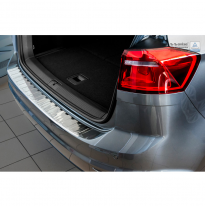 Protector paragolpes trasero acero inox Volkswagen Golf VII Sportsvan 2014- &#039;Ribs&#039;