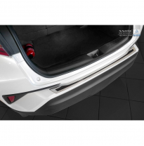 Protector Paragolpes Acero Inox &#039;Deluxe&#039; Toyota C-Hr 2016- Chrome/Negro Carbon