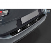 Protector paragolpes trasero Negro acero inox Citroën C4 Picasso II 2013-2016 &amp; 2016- &#039;Ribs&#039;