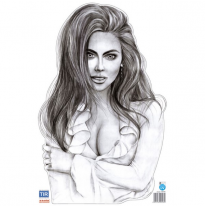 Auto Tattoo Sticker Alice girl - 30,4x47,6cm