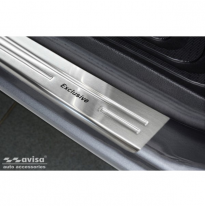 Protectores de umbral de puerta de acero inoxidable valido para Mercedes Vito y Clase V W447 2014- - &#039;Exclusivo&#039; - 2 piezas - Ve