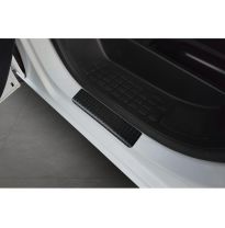 Protectores de umbral de puerta Avisa de aluminio para Ford Transit Custom (V710) y Tourneo Custom (V710) (2023) con placa estri