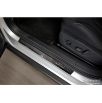 Protectores de umbral de puerta Black Inox valido para Skoda Enyaq iV 2020- - &#039;Special Edition&#039; - 4 piezas