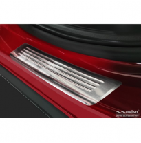 Protectores de umbral de puerta de acero inoxidable valido para Hyundai Tucson (NX4E) 2020- &#039;Lines&#039; - 2 piezas (puertas traseras