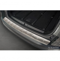 Protector de parachoques trasero de acero inoxidable para Citroën C5 X 2021- 'Ribs' AVISA