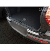 Protector del parachoques trasero de acero inoxidable Volvo XC40 2018- 'RIbs' (2 piezas)