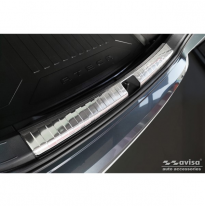 Protector de parachoques trasero interior de acero inoxidable valido para Seat Ateca 2016-2020 y FL 2020- incl. Cupra Ateca 2018