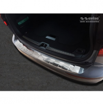 Protector de parachoques trasero de acero inoxidable Volvo V60 II 2018-