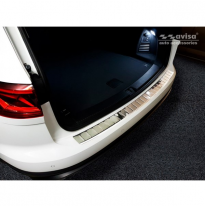 Protector Del Parachoques Trasero De Acero Inoxidable Volkswagen Touareg Iii 2018- &#039;Ribs&#039; &#039;Special Edition&#039;&#039;.
