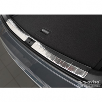 Protector De Parachoques Trasero Interior De Acero Inoxidable Valido Para Volkswagen Tiguan 2016-2020 Y Fl 2020- &#039;Ribs&#039;