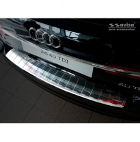 Protector acero paragolpes trasero Audi A6 (C8) Avant 2018- &#039;Ribs&#039;