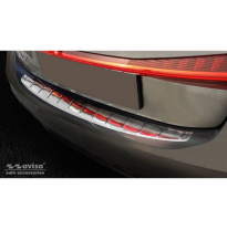 Protector De Paragolpes Trasero Acero Inox Audi A7 (C8) Sportback 2018- 'Ribs'
