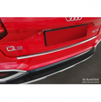 Protector de parachoques trasero de acero inoxidable adecuado para Audi Q2 Facelift 2020-