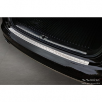 Protector de parachoques trasero de acero inoxidable valido para Audi A6 Allroad 2011-2018 &#039;Ribs&#039;