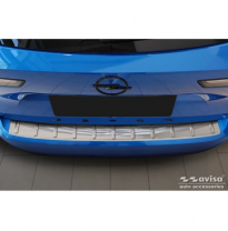 Protector de parachoques trasero de acero inoxidable apto para Opel Astra L Sportstourer 2022- 'Ribs'