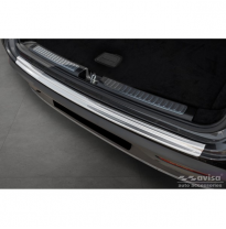 Protector de parachoques trasero de acero inoxidable apto para Mercedes EQC (N293) 2019- &#039;Ribs&#039;