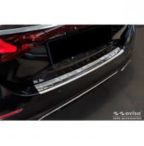 Protector de parachoques trasero de acero inoxidable apto para Mercedes Clase E W214 Sedan 2023- &#039;Ribs&#039;