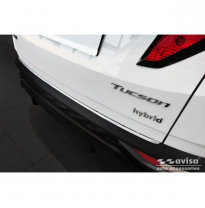 Protector de parachoques trasero de acero inoxidable valido para Hyundai Tucson 2020- &#039;Ribs&#039;