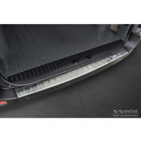 Protector de parachoques trasero de acero inoxidable apto para Opel Movano / Renault Master III 2010-2018 y 2018-2021 'Ribs'