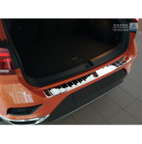 Protector cromado acero paragolpes trasero Volkswagen T-Roc 11/2017- &#039;Ribs&#039;