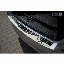 Protector cromado acero paragolpes trasero BMW 5-Serie F11 Touring 2010- &#039;Ribs&#039;