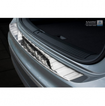 Protector cromado acero paragolpes trasero Volkswagen Tiguan II incl. Allspace 2016- &#039;Ribs&#039;