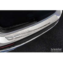 Protector de parachoques trasero de acero inoxidable cromado valido para Mercedes GLB (X247) 2019- &#039;Ribs&#039;