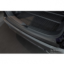 Protector de parachoques trasero de acero inoxidable negro mate adecuado para Toyota Corolla Cross 2022- &#039;Ribs