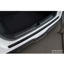 Protector de parachoques trasero de acero inoxidable negro mate apto para MG MG4 2022- 'Ribs'