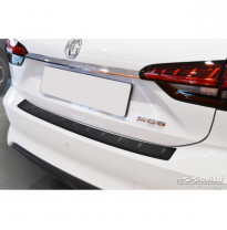 Protector de parachoques trasero de acero inoxidable negro mate apto para MG 5 SW (EV) 2022- &#039;Ribs&#039;