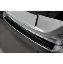 Protector de parachoques trasero de acero inoxidable negro valido para Citroën C4 / e-C4 III 2020- &#039;Ribs&#039;