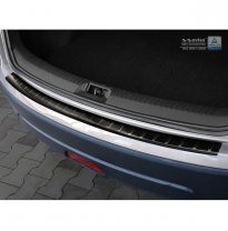 Protector Negro Acero Paragolpes Trasero Nissan Qashqai 2007-2013 Excl. +2 &#039;Ribs&#039;