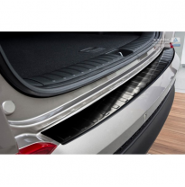 Protector negro acero paragolpes trasero Hyundai Tucson 2015-2018 'RIbs'