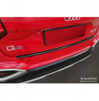 Protector de parachoques trasero de acero inoxidable negro adecuado para Audi Q2 Facelift 2020-