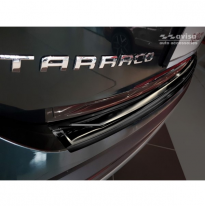 Protector negro acero paragolpes trasero Seat Tarraco 2019-